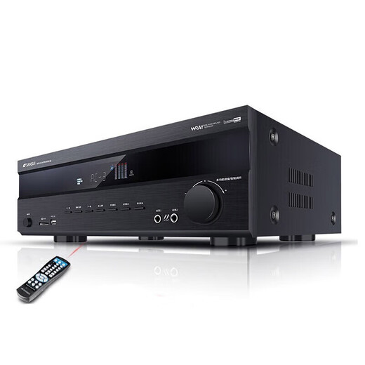 SANSUI UX66 power amplifier, home theater 5.1 channel AV power amplifier, high-fidelity audio wireless smart Bluetooth home karaoke power amplifier
