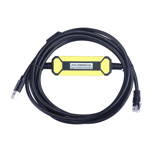 Renjuyi convient à GE IC695CPE305 IC693CPU35X Série PLC Programmation de programmation Ligne IC693CBL316A Black