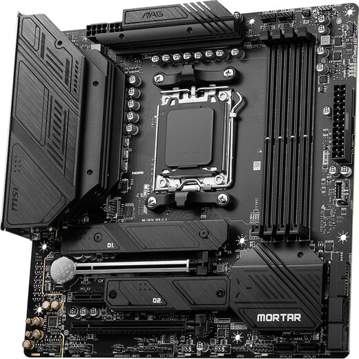 微星（MSI）B650 X870E 搭 AMD 锐龙R9 9900X 9950X CPU主板套装 板U套装 B650M MORTAR WIFI 9950X散片