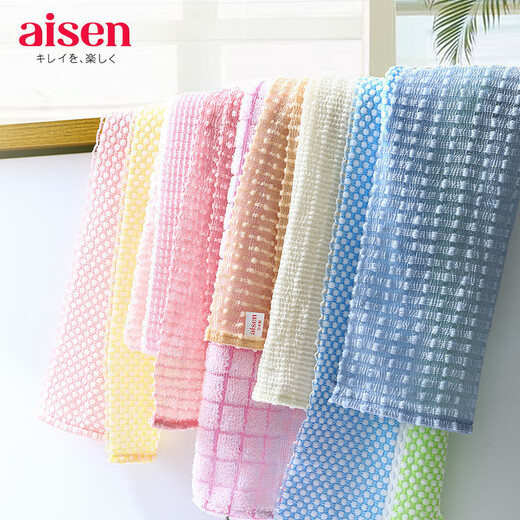 Toalla de baño japonesa Aisen para bañeras de baño de baño de arena fina para mujeres tiras de baño de bola sin dañar la piel larga frotando el exfoliante trasero de dos colores + verde BT691