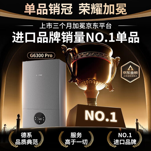 Bosch gas wall-mounted boiler G6300 Pro 15% national subsidy natural gas heating stove kitchen good thing water heater constant temperature floor heating radiator L1P27-G6301W 24C