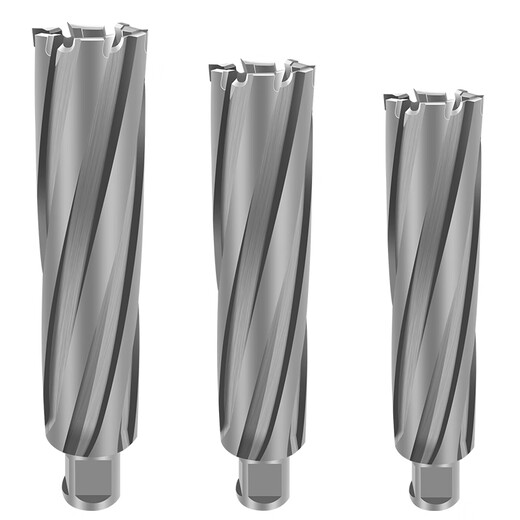 Hollow drill bit magnetic drill extended 200 stainless steel alloy thick steel tube plate positioning corer 75100mm 19*75mm