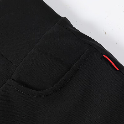 Yaya (YAYA) down pants women's slim fit thickened small feet high waist elastic warm winter new casual pants 902F black XL