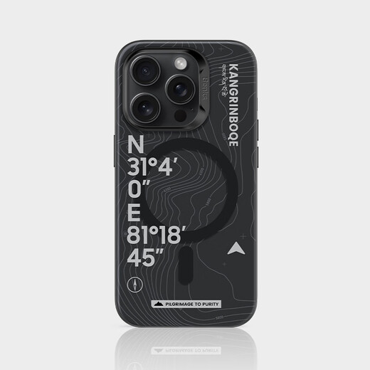 邦克仕苹果16promax手机壳iphone15pro防摔磁吸壳14城市山野magsafe保护壳lulu猪兔克蛇年新年联名壳 山野系列-冈仁波齐 iPhone16 Pro