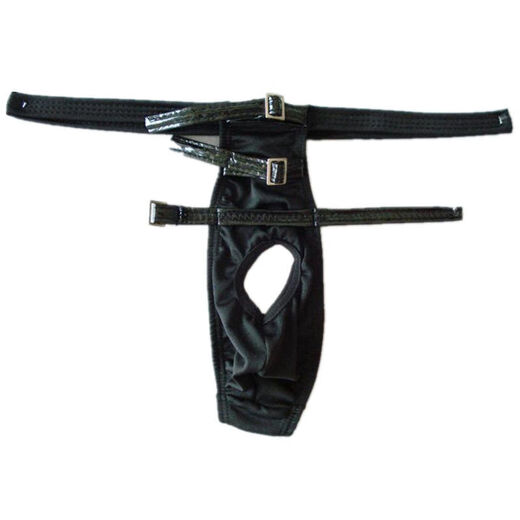 Ropa interior para hombres sexy pura y caliente personalidad elástica más paquete tanga negro 1