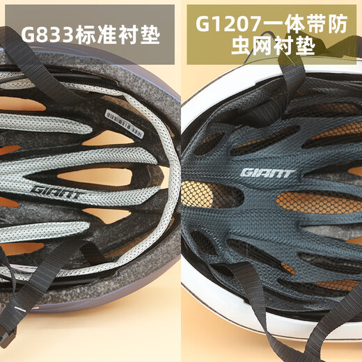 
GIANT (GIANT) helmet men and women bicycle equipment highway mountain bike riding hard hat Asian version G833 official dumb gradient dark gray (G833) M_L