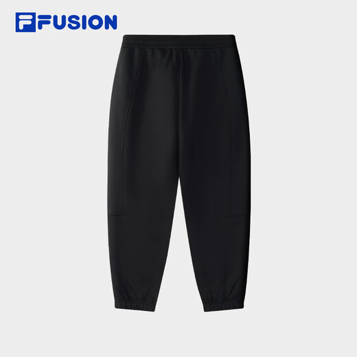 FILA FUSION official trendy brand knitted velvet trousers for men 2025 winter casual loose cuffed trousers