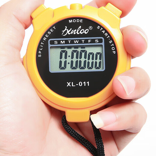 Electronic stopwatch timer sports fitness student competition running track and field training swimming referee sports stopwatch blue