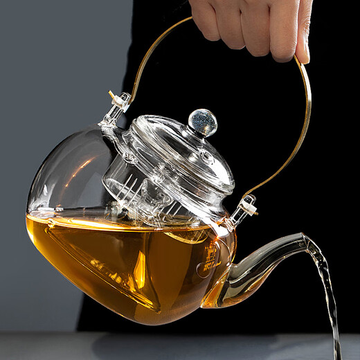 Tachimis Touch Miss Japanese Electric Ceramic Stove Small Kettle Tea Choiler à la vapeur et à la cuisson à double usage de thé à usage de thé à double usine Potage en verre Xinglang + Zhiwei Electric en céramique poêle [Yabai] 701ml (inclusive) -800 ml (inclusive)