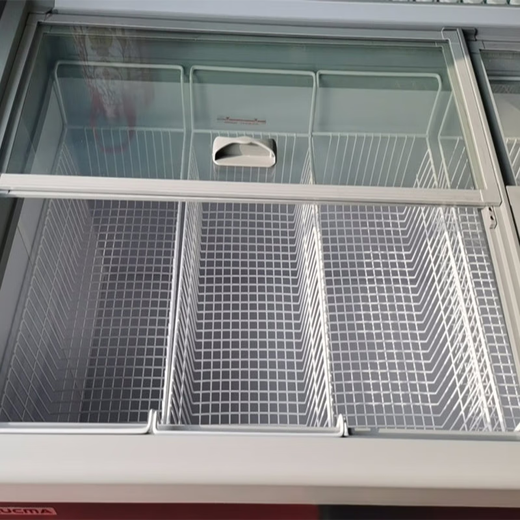 
AUCMA (AUCMA) freezer commercial horizontal display cabinet supermarket combination island cabinet large capacity 2.0 meters freezer upper and lower sliding door glass ice cream cabinet ice cream supermarket freezer 900 liter (2500*825*825mm) straight cabinet