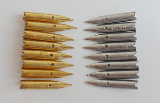 Immortal 616 nib 612 Immortal 601 cylinder 728 nib 729 small nib 730 universal 18.5mm dark tip gold plated 0.5 (18.5mm) group 2 dark tips