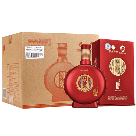
Xijiu [Produced in 21-23, random delivery] Cellar 1998 sauce-flavored liquor 53 degrees of wedding banquet for relatives and friends 53%vol 719mL 6 bottles Whole box