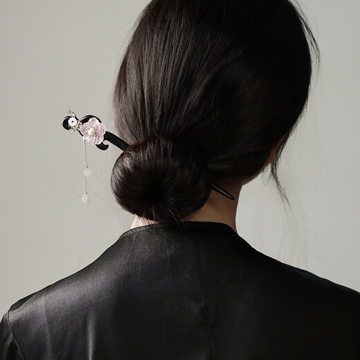 Phoenix Nirvana hairpin, new Chinese style ebony hairpin, ancient style hair accessories, step rocking hairpin, hairpin, hairpin, birthday gift for girlfriend