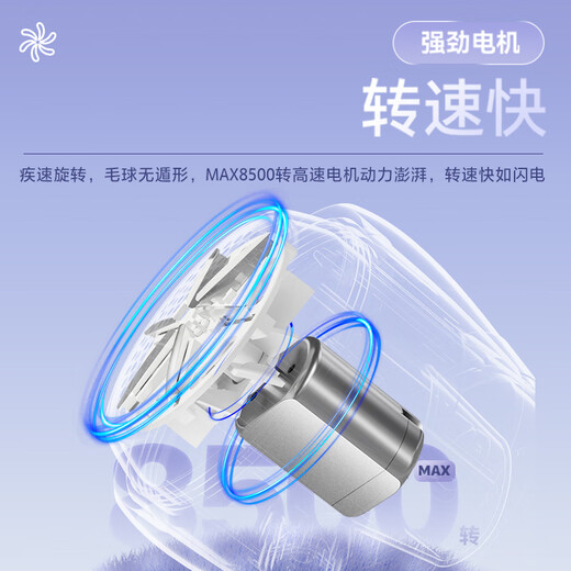 Panasonic hair ball trimmer, automatic hair collection, long battery life, wireless rechargeable hair ball remover, must-have small size for home use in autumn and winter, group purchase gift NI-LR002-V