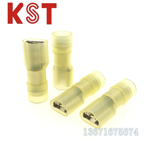 Huili customized K.S FDFNYD1/2/5-250/110/187(5)(8) fully insulated nylon double copper sleeve spring FDFNYD11105 red 1000 pieces