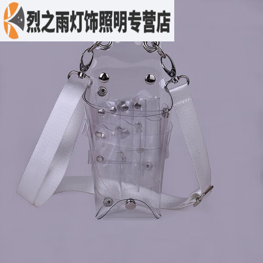 Shantou Lincun transparent scissors bag hairstylist hairdressing tool bag hair cutting bag scissors bag barber scissors bag transparent color