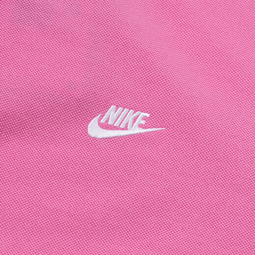 Nike (Nike) Polo-Hemd kurzärärmig T-Shirt Herren 2025 Sommer New Sportswear Atmungsfreie Revers-Top-Halbärmel Fn3895 Pure Cotton FN3895-675 Pink Stickerei kleines Etikett M Empfohlen 120-130jin [Jin gleich 0,5 kg]
