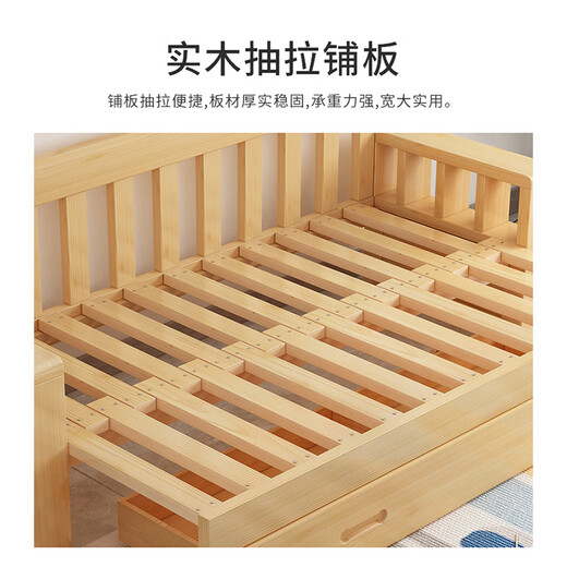 玉猫实木沙发床中式两用沙发床客厅多功能双人折叠床1.8米中式罗汉床 松木款胡桃色+坐垫+靠枕+抱枕*3 展开长度150cm( 送货上门包安装)