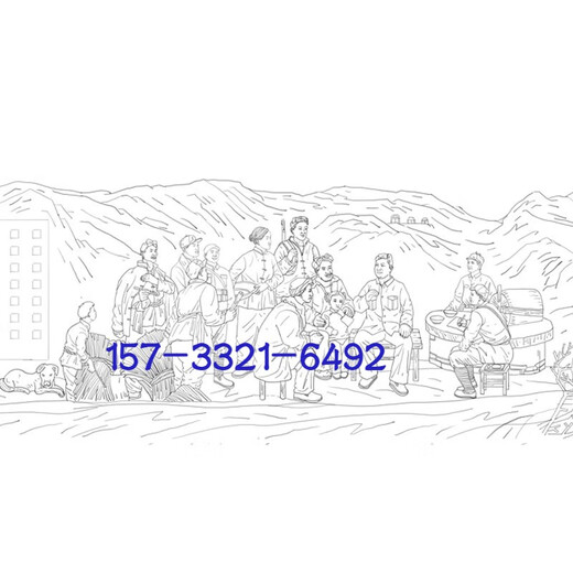 Customized forged copper relief fiberglass imitation copper cast copper campus red background wall sculpture decorative wall mural pendant style two