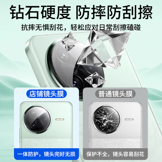 ESCASE is suitable for Redmi K80 lens film Xiaomi RedmiK80Pro mobile phone rear camera protective film ultra-thin high-definition wear-resistant scratch-proof dust-proof film