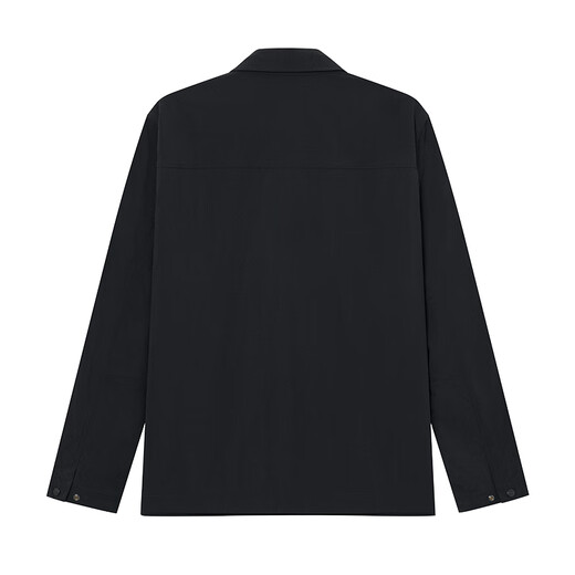 HAZZYS Men's Spring Outdoor Casual Jacket Simple Lapel Jacket Men ASVZU0CAX62 Dark Navy DN 3XL (190/108A 54)