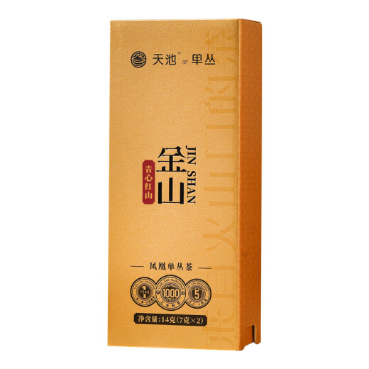 1392 Tianchi Tea Industry Phoenix Dantong [Jinshan] Selección y evaluación y evaluación Chaozhou Dancong Old Teng Milan Oriental Red Song Sprout Qingxin Hongshan 14G*1 Box