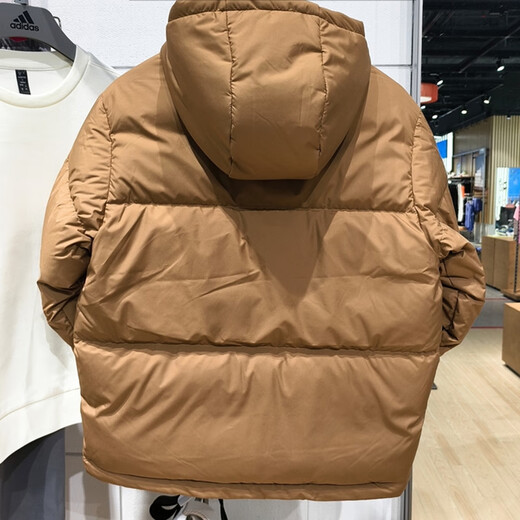 阿迪达斯 （adidas）羽绒服女装2024秋冬新款运动服保暖连帽上衣夹克外套JV6191 JV6191棕色 M