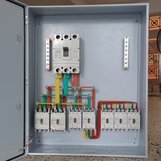Customized low-voltage complete set of distribution box 380V bronze distribution cabinet strong current wiring power supply control box three-phase power customization