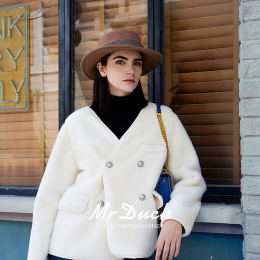 Mr DUCK Light Luxury Style Elegant Houndstooth Web Flat Top Hat Autumn and Winter High-end Wear Hepburn Fashionable Top Hat for Women MW216280-Medium Camel/Platinum Web (7cm) S (52-54CM Head Circumference)