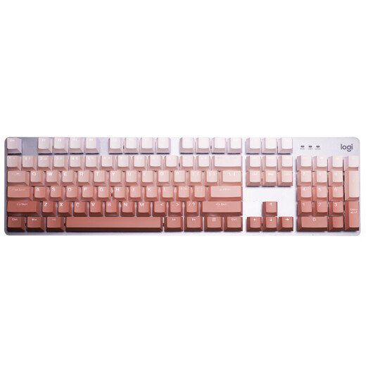 Logitech K845 Mechanisches Tastaturspiel E-Sport verdrahtet Tastatur Computer Office Tastatur Personalisierte benutzerdefinierte Tastaturversion für Jungen und Freundinnen Geschenke K845 Crimson Gradient Version Red Achse