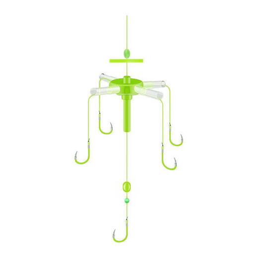 Zhanliu's new floating fishing group for silver carp and bighead carp, special flip hook, sea pole and line set, Iseni fish hook, sea pole, big head water monster 1, ghost tooth hook, paid, no accessories, No. 14