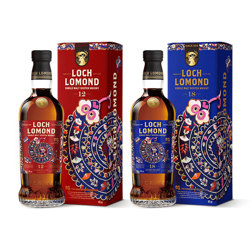 
Roman Lake [Zodiac Edition of the Year of the Snake] Scottish Single Malt Whiskey 700ml British original bottle of imported foreign wine for gifts, 12 years of the Year of the Snake + 18 years of the Snake