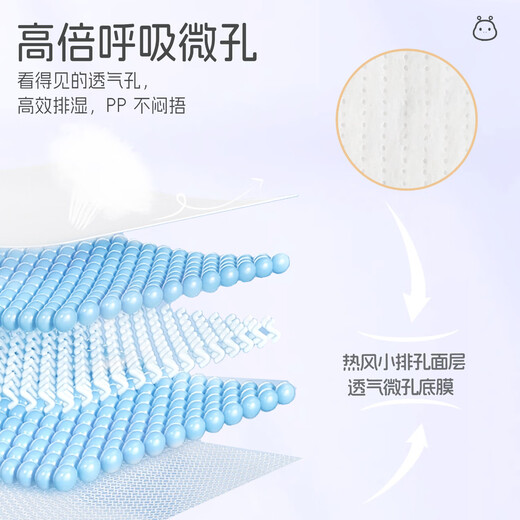 
Bubandi lying-soft baby diapers M92 tablets ultra-thin dry and breathable diapers for men and women babies universal diapers
