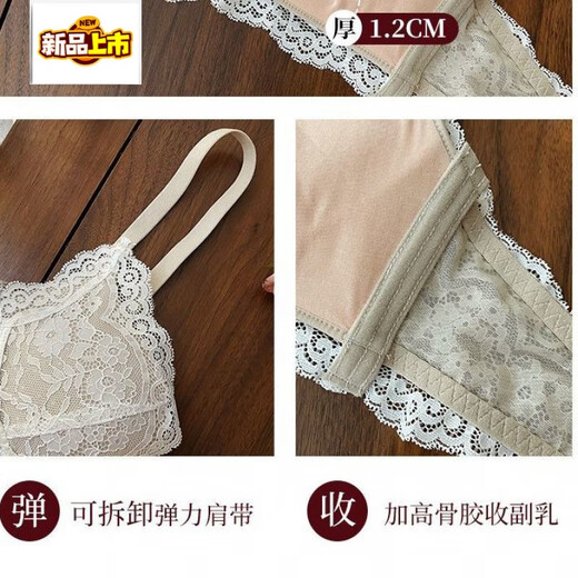 MIDNITE STAR Year of the Dragon red underwear wedding bride lace sexy 2026 birth year small breasts push-up bra set dark red set 34/75B