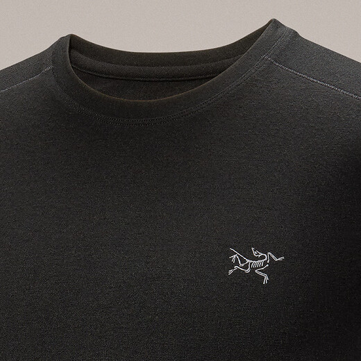 ARC TERYX RHO MERINO WOOL CREW NECK men's inner long-sleeved top BLACK/black L