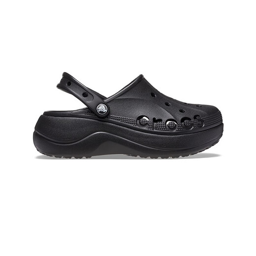 Crocs (CROCS) Beiya Cloud Women's Crocs Outdoor Casual Shoes|208186 Black-001 (including Zhibixing) 38 (240mm)