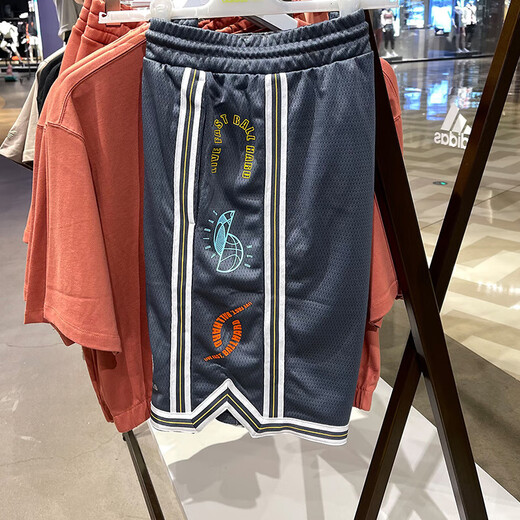 阿迪达斯 （adidas）短裤男裤夏季新款运动裤舒适透气休闲针织跑步训练五分裤IC9435 HM2047 S
