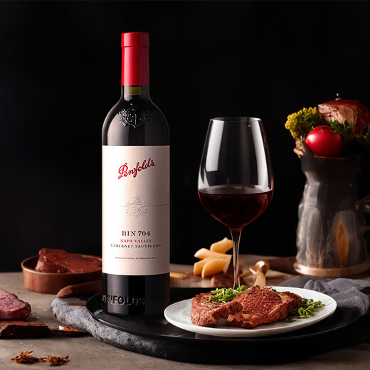 奔富（Penfolds）BIN704赤霞珠红葡萄酒 750ml*6瓶原箱装  美国原产