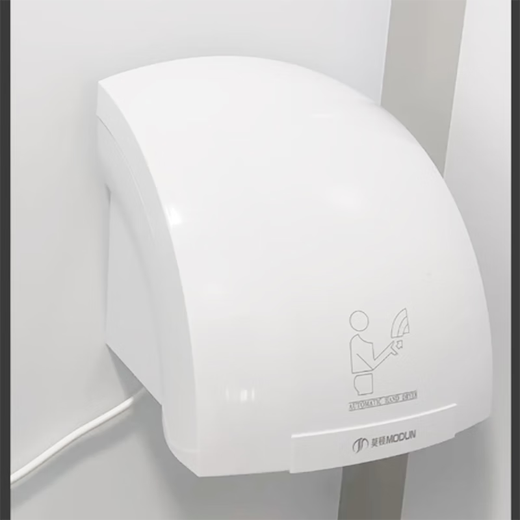 Bestroni Industrial Vollautomatischer Handtrockner -Toilettentrockner Customized [Freier Nagelkleber senden] 677 Weißer einzelner heißer Typ