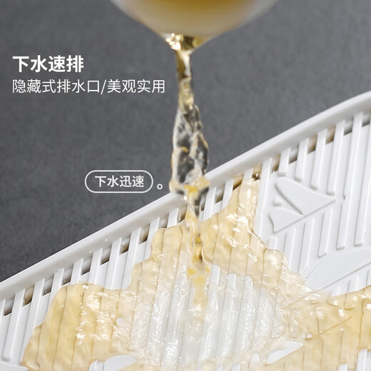 Portable travel tea set, outdoor tea cup, business trip, one pot, four cups, Bai Yanqi camping tea set, travel set