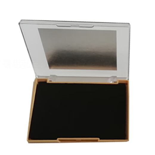 Black/red fingerprint printing platform FBI visa for palm print ink mud printing handprint polymer hard core waterproof mark box black (13590MM)