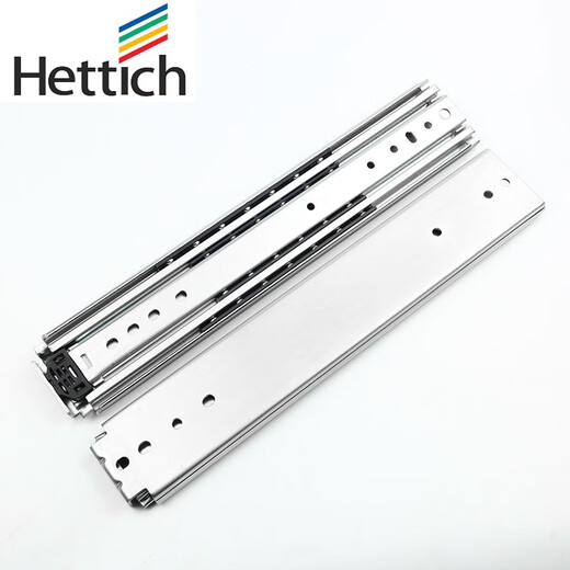 
XMSJ76 wide heavy duty industrial slide rail thickened rail drawer guide rail three-section cabinet cabinet modified track weight 76 wide heavy duty slide rail 56 inches 14224mm