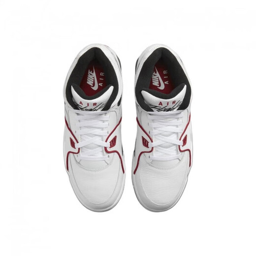耐克（NIKE）篮球鞋男鞋2025夏季新款运动鞋AIR FLIGHT 89简版AJ4休闲鞋板鞋 FD9928-101白红 40.5