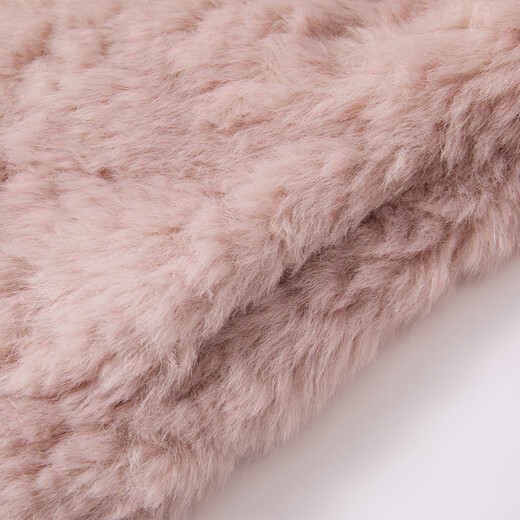 Xiangying Cat Velvet Pink Fur Jacket Women 2025 Winter New Loose Fur All-in-One Eco-Friendly Fur Silver Peony XL 170/92A/125-140Jin Jin is equal to 0.5 kg