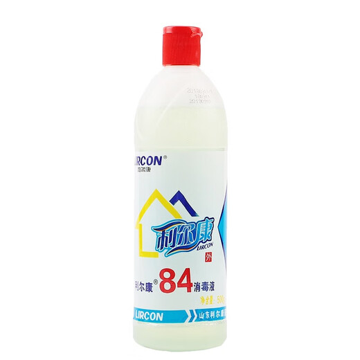 LIERKANG 84 Vêtements de blanchiment désinfectant 500 ml Hôpital Toiletage ménage Nettoyage Planchers de salle de bain Stérilisation de PET Stérilisation 500 ml * 30 bouteilles