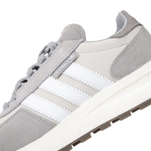 Adidas adidas Clover Chaussures féminines Chaussures pour hommes Fashion Restropy E5 Sports Chaussures Men's Breathable Casual Chaussures Chaussures de course Gy9922M / Gray / White 42