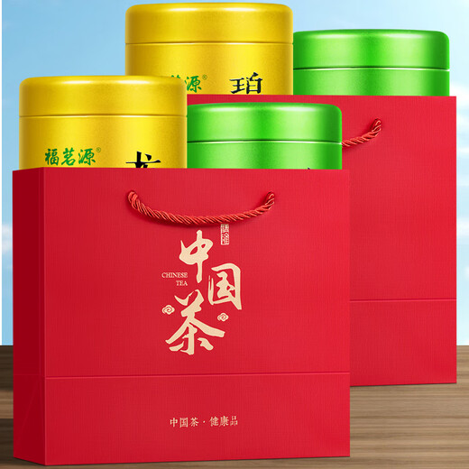 
Fumingyuan Tea Four Green Tea 500g New Tea in Ming Dynasty 2025 New Tea Biluochun Longjing Tea Maojian Tea Yunwu Green Tea Gift Box