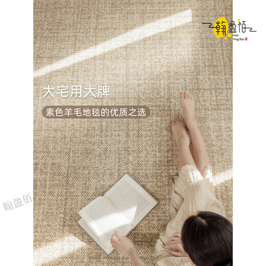 Australian imported wool carpet living room 2025 new light luxury stain-resistant sofa coffee table blanket bedroom antique style thickened Breath of Nature 160cm*230cm