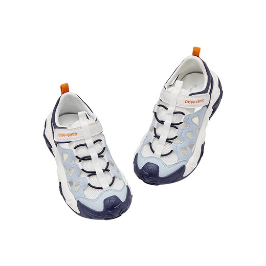 DAVE&BELLA children's sandals, girls' casual shoes, boys' toddler shoes, medium and large children's sports shoes, summer new children's shoes, blue, in stock 29