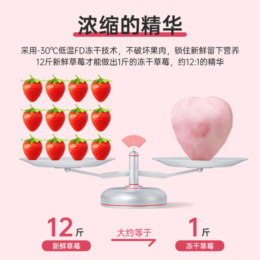 果干三重奏738g 冻干草莓+芒果干+香蕉片组合蜜饯水果干解馋零食